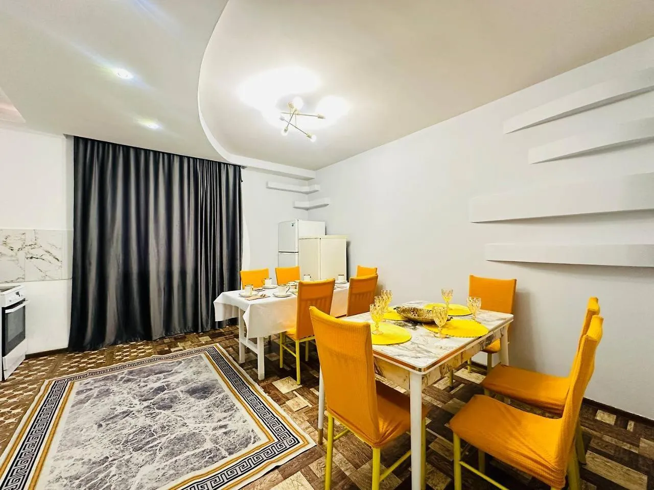 Apartment Простор Для Большой Семьи И Групп Путешественников Almaty